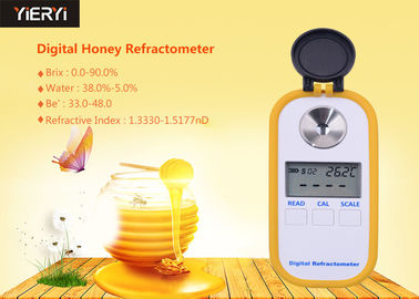 휴대용 프로필렌 글리콜 굴절계, 디지털 방식으로 꿀 굴절계 0-90% 브릭스