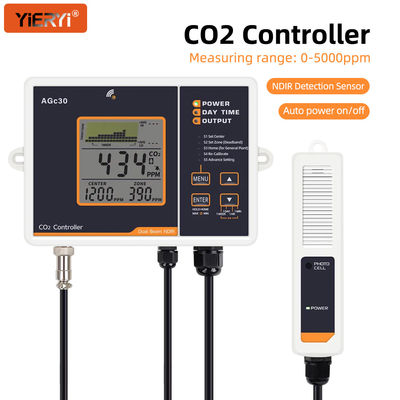 LCD와 듀얼 채널 센서를 갖춘 휴대용 CO2 감지기