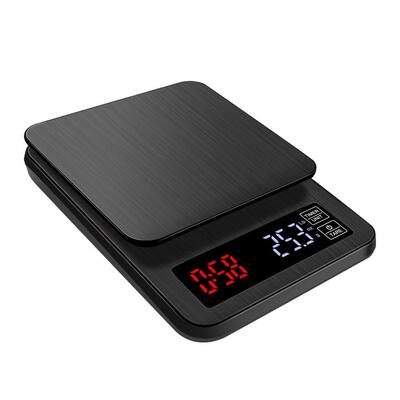 미니 LCD 디지털 전자 커피 스켈 타이머 5kg/0.1g 정밀 및 4 단위 변환