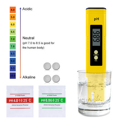 검사 드리킹 물 와인 / 소변을 위한 휴대용의 LCD 디지털 PH계 펜 타입 페하 테스터