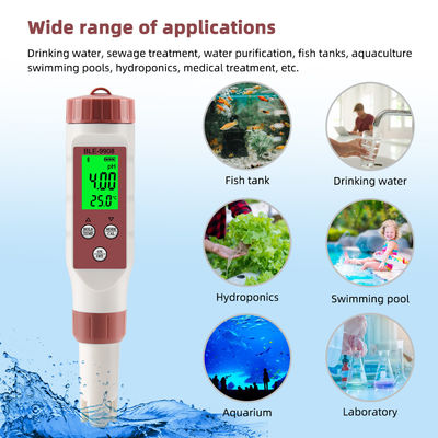 블루투스와 함께 스마트 4인 1 물 품질 검사기 - 가정, 수식 및 실험실용 pH/TDS/EC/Temp Meter