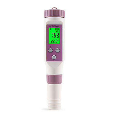 스마트 7인1 블루투스 물 품질 검사기 PH/EC/TDS/ORP/소금/S.G/Temp Meter