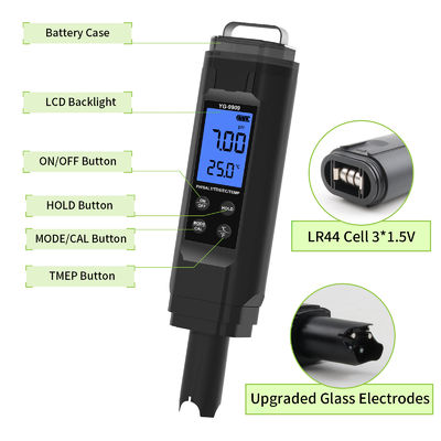 5 - in - 1 물 품질 검사기 - 수족관, 수영장 및 가정용 pH/금/TDS/EC/Temp Meter