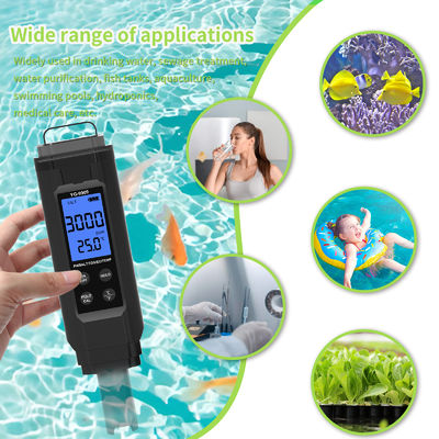 5 - in - 1 물 품질 검사기 - 수족관, 수영장 및 가정용 pH/금/TDS/EC/Temp Meter
