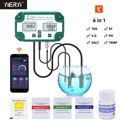 Tuya WiFi TDS EC PH 염도 GS 및 온도 모니터링용 데이터 로거, 고감도 레벨