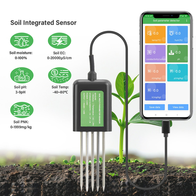 7-in-1 USB 토양 센서 토양 검사기 농업 토양 EC PH NPK 영양 미터 안드로이드