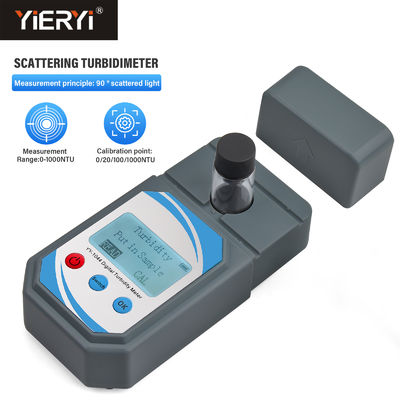 휴대용 디지털 탁도계 0-1000 NTU ±0.8% 정확도