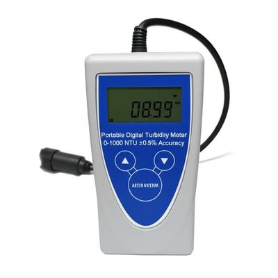Portable Digital Turbidity Meter 0-1000 NTU Automatic Calibration