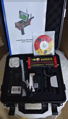 HAWKEYE GR-1000 Plus Long Range Underground Metal Detector With 16M Depth Multi-Metal Identification And Real-Time Display