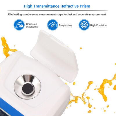 Digital Brix Refractometer with 0-55% Measurement Range Compact Size 120mm*58.5mm*30mm and ±0.1%Brix Resolving Power