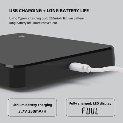 고 정밀 0.1g 정확성 3000g 용량 USB 충전과 디지털 타이머가 있는 커피 척도