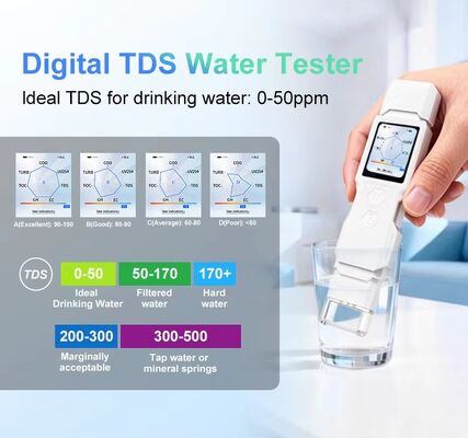 YIERYI 9in1 스마트 와이파이 물 품질 소금 검사기 TDS 미터 디지털 앱 제어 분석기 수식용 수족관 수영장 음료
