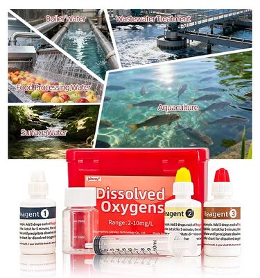 YIERYI 용해된 산소 테스트 키트 2-10mg/L 수산업 산업용 물 품질 모니터링 120 테스트