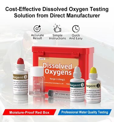 YIERYI 용해된 산소 테스트 키트 2-10mg/L 수산업 산업용 물 품질 모니터링 120 테스트