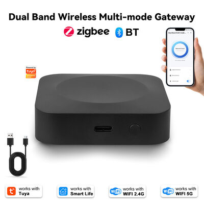 공식 스마트 2.4G/5G 듀얼 밴드 멀티 모드 게이트웨이, 홈 전체 스마트 홈 허브, Zigbee 블루투스 지원
