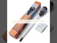 전문 토양 테스트 키트 - 식물에 대한 정확한 pH 및 습도 검출